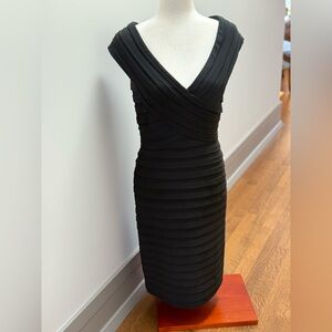 Tadashi Shoji Black Strapless Dress